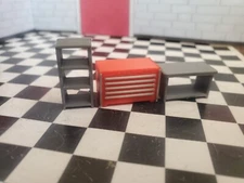 Tool Box Chest For Garage Shop Display Diorama RC Toolbox 1/64 Hot Wheel Size