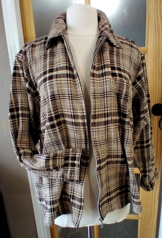 Faded glory plaid jacket clearance