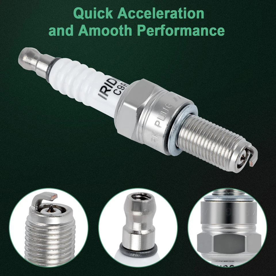 4x bujías de iridio y platino para Husqvarna TC 250 2009-2011 Foto 2 de 4