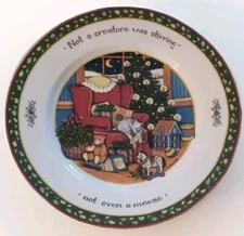 A Christmas Story Susan Winget Series 1 Dinner Plate International China Company