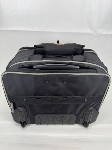 Pelican Soft Camera Rolling Bag Black Luggage Travel Telescoping Handle 16x17x11 - Picture 9 of 13
