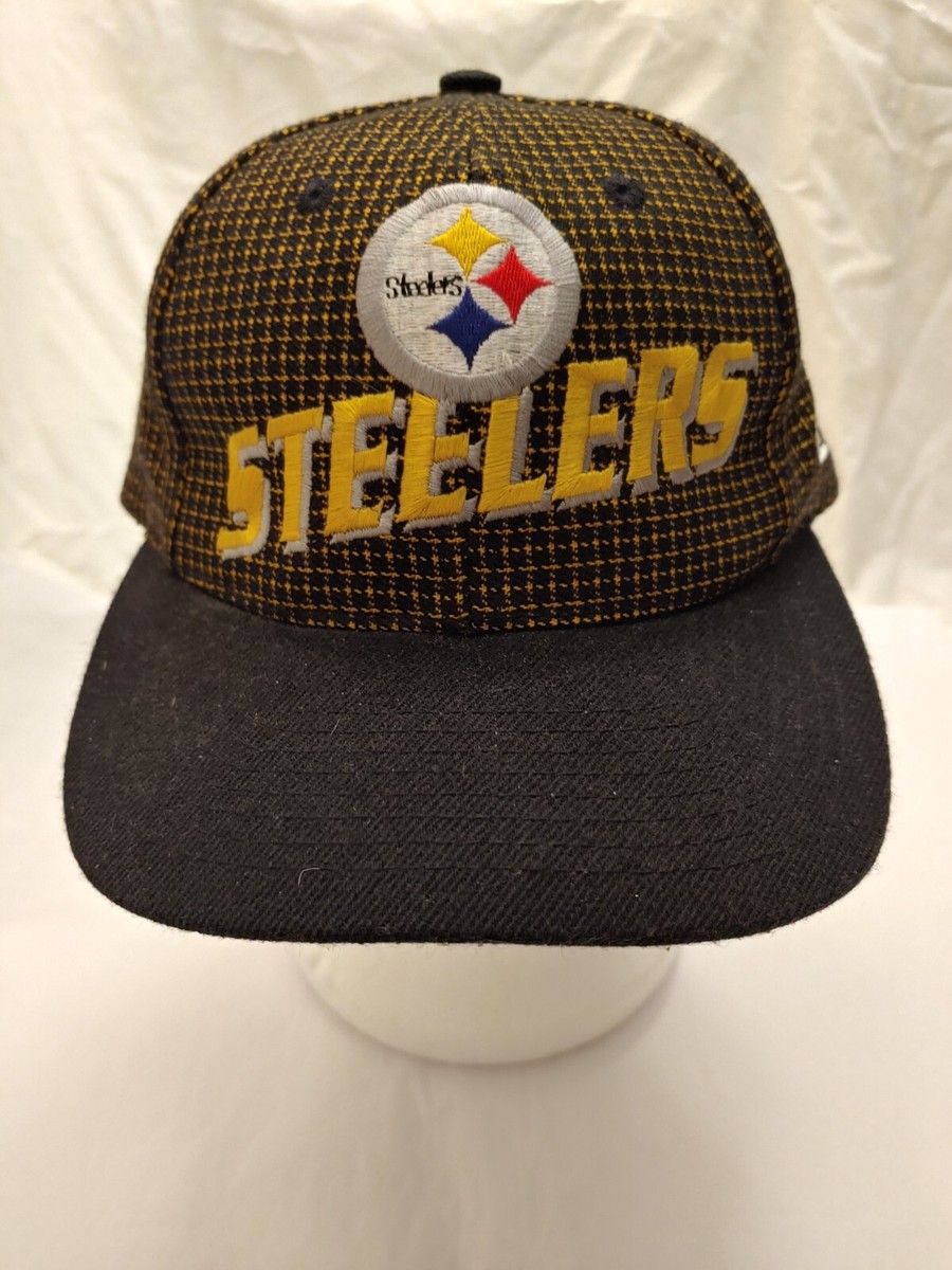 Logo Athletic NFL Pro Line VINTAGE STEELERS Black/Yellow Check