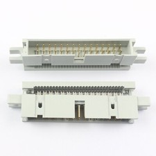 1Pcs 2.54mm 2x15Pin 30 Pin IDC Male Box Header Flat Cable Connector Mounting Ear