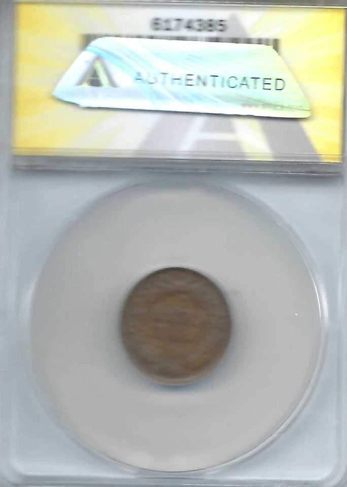 1906 Philadelphia Indian Cent ANACS Authenticated VG 8 DBL Struck Rotated Strike - Image 2 of 4