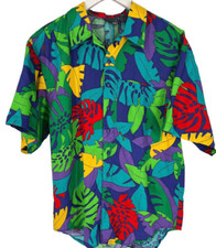 90s Vintage Tropical Shirt Medium