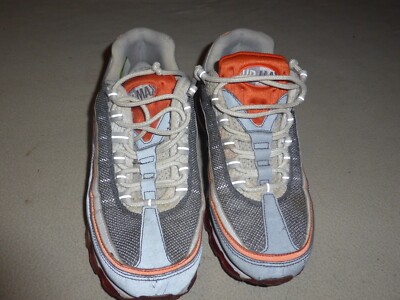 Nike Air Max 24/7 White Team Orange Dark Grey US Men\'s Size 8 [397252-101] Nike Air Max 24-7 Grey Orange 2011 Size 13 Used 397252-101  main image 3
