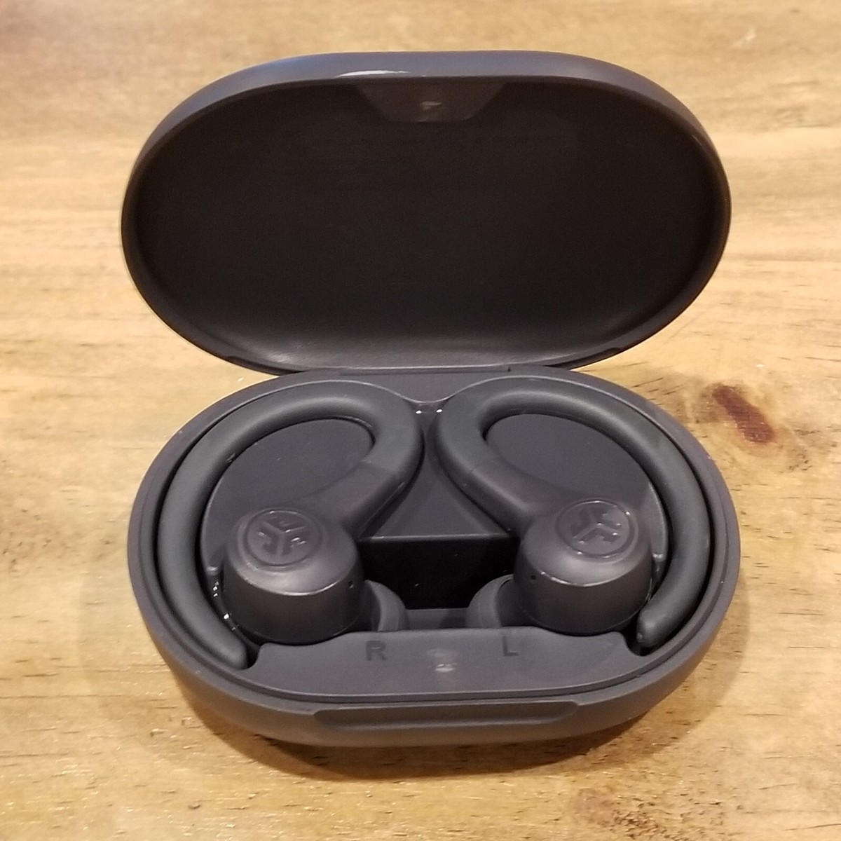 JLab Go Air Sport Ear Buds Bluetooth Wireless Black Over Ear 0902