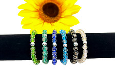 Mystic Firefly Glow in Dark Bracelet Custom Made for you Genuine Lampwork Glass