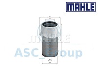 Mahle Luftfilter-Einsatz OEM Ersatz (Motor Ansaugung) LX 17