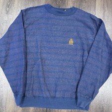 Vintage Men’s Structure Sweater Striped Sz S Made In USA 90s Hip Hop