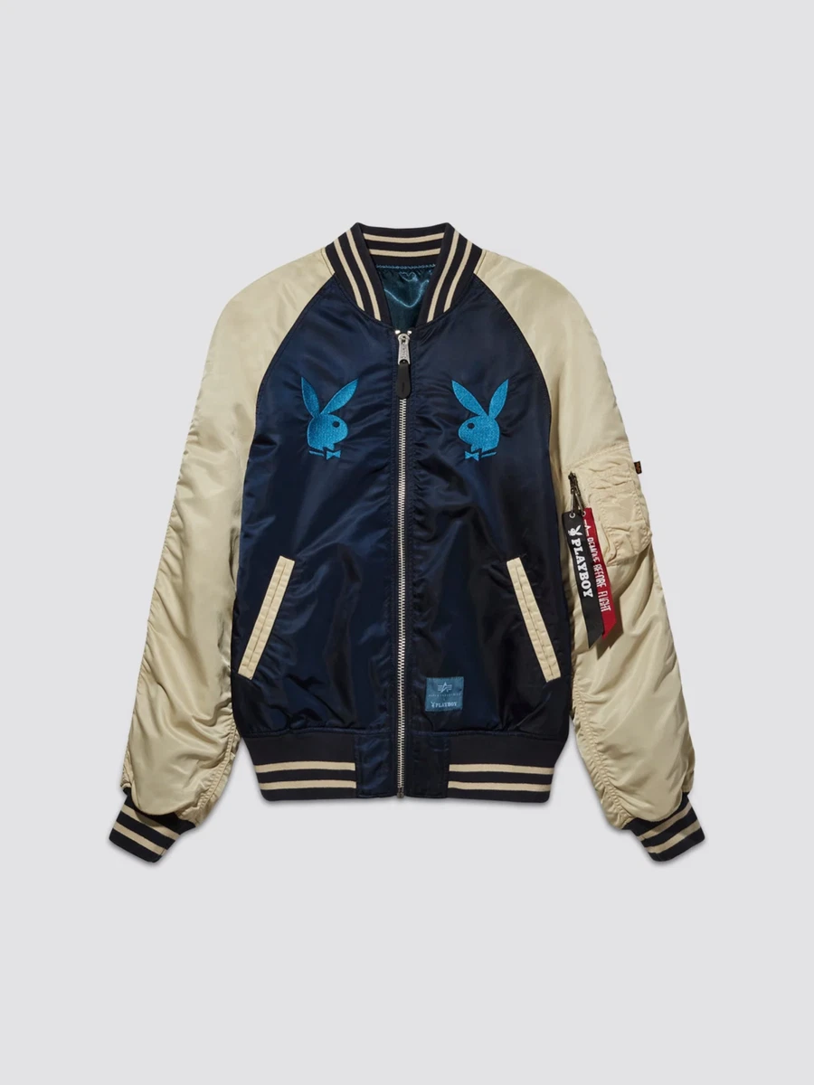 Alpha Industries x Urban Outfitters PLAYBOY BOMBER JACKET Size M