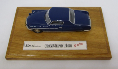 Au834 Heco Miniatures 1/43 Citroen Ds Chapron Le Dandy Bleu Ed Lim 43