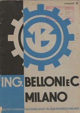 BELLONE MILANO CATALOGO  1948 CATENE CARRELLI RUOTE ELEVATORI PARANCHI STAMBECCO