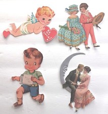 3D UPick Vintage Victorian Love Cupid Couple Scrapbook Card Making Embellishment