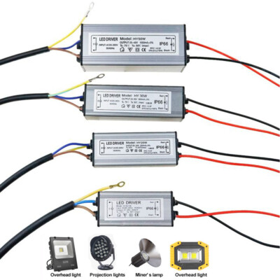 Led Driver Power Supply 10w 50w 100w Adapter Waterproof 300ma-3000ma Dc20v Dc38v