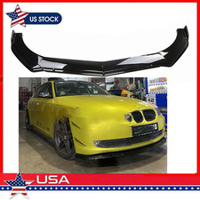 For 5-series 520i Universal Front Bumper Lip Spoiler Splitter Glossy Black Body For 5-series 520i Universal Front Bumper Lip Spoiler Splitter Glossy Black Body