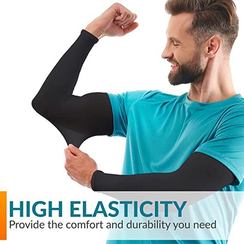 Arm Sleeves for Sun Protection UV Cover Cooling Arm Cover Sleeves for Outdoor - Bild 12 von 37