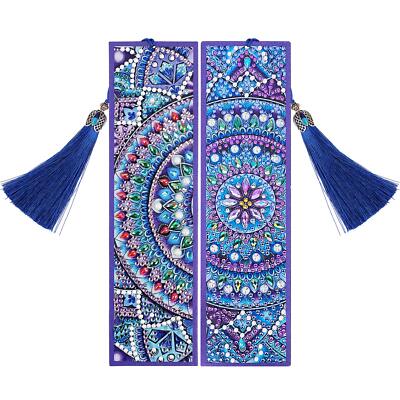 2 Pack Diy 5d Mandala Diamond Art Painting Bookmark Paint By Numbers For Gradu