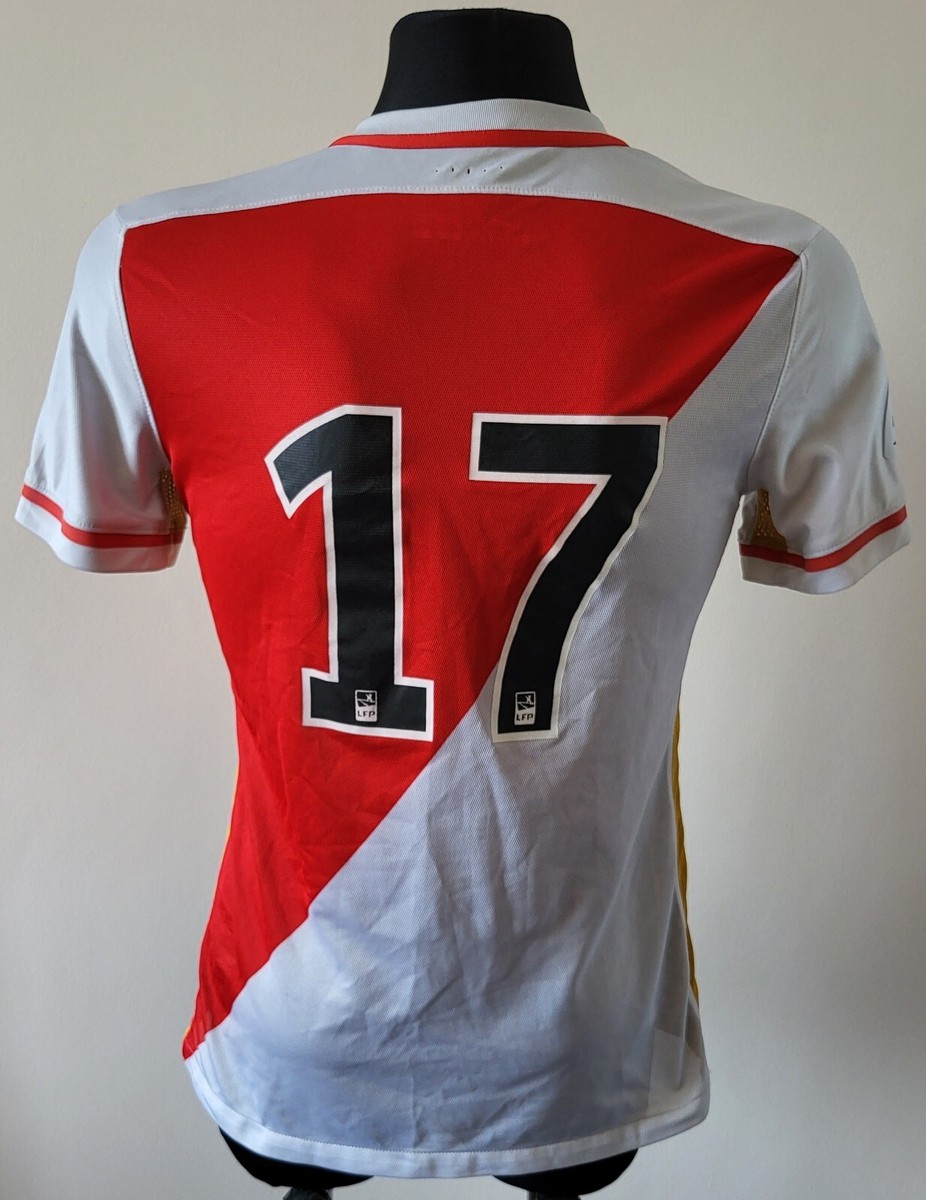 AS Monaco 2015 - 2016 Home football Nike Player Issue shirt #17