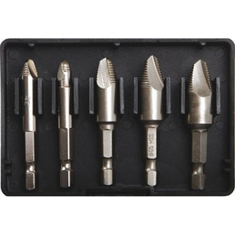 kit 5 pz estrattoriper viti att.1/4 - codice bgs5282 BGS officina