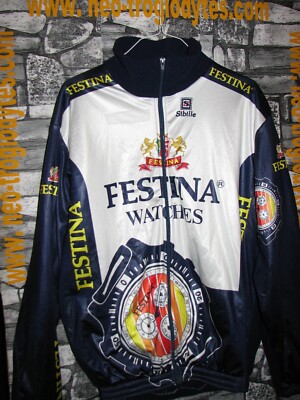 Maillot Cyclisme Vintage Festina France – Biemme Taille M – Neuf Avec étiquettes