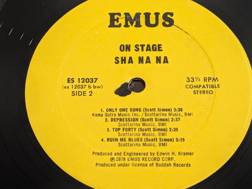 Lot of 2 Sha Na Na Hot Sox / On Stage Vinyl LP Records 1970's Rock 'n Roll - Imagen 10 de 17