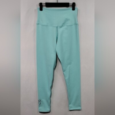 NWT Bellanoa Leggings Womens L Mint Casual Comfy Sporty Athletic Outdoor Workout