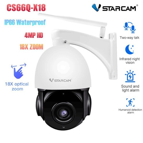 VStarcam CS66Q-18X ZOOM 4MP 1080P FHD Smart PTZ WiFi Outdoor Camera Security Cam - Picture 1 of 14