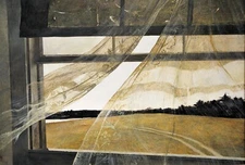 Andrew Wyeth : Wind from the Sea : 1947 : Archival Quality Art Print 13"X19"