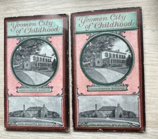 Lot Of 2-1928 Yeomen City of Childhood Life Insurance Sewing Kit Advertisement