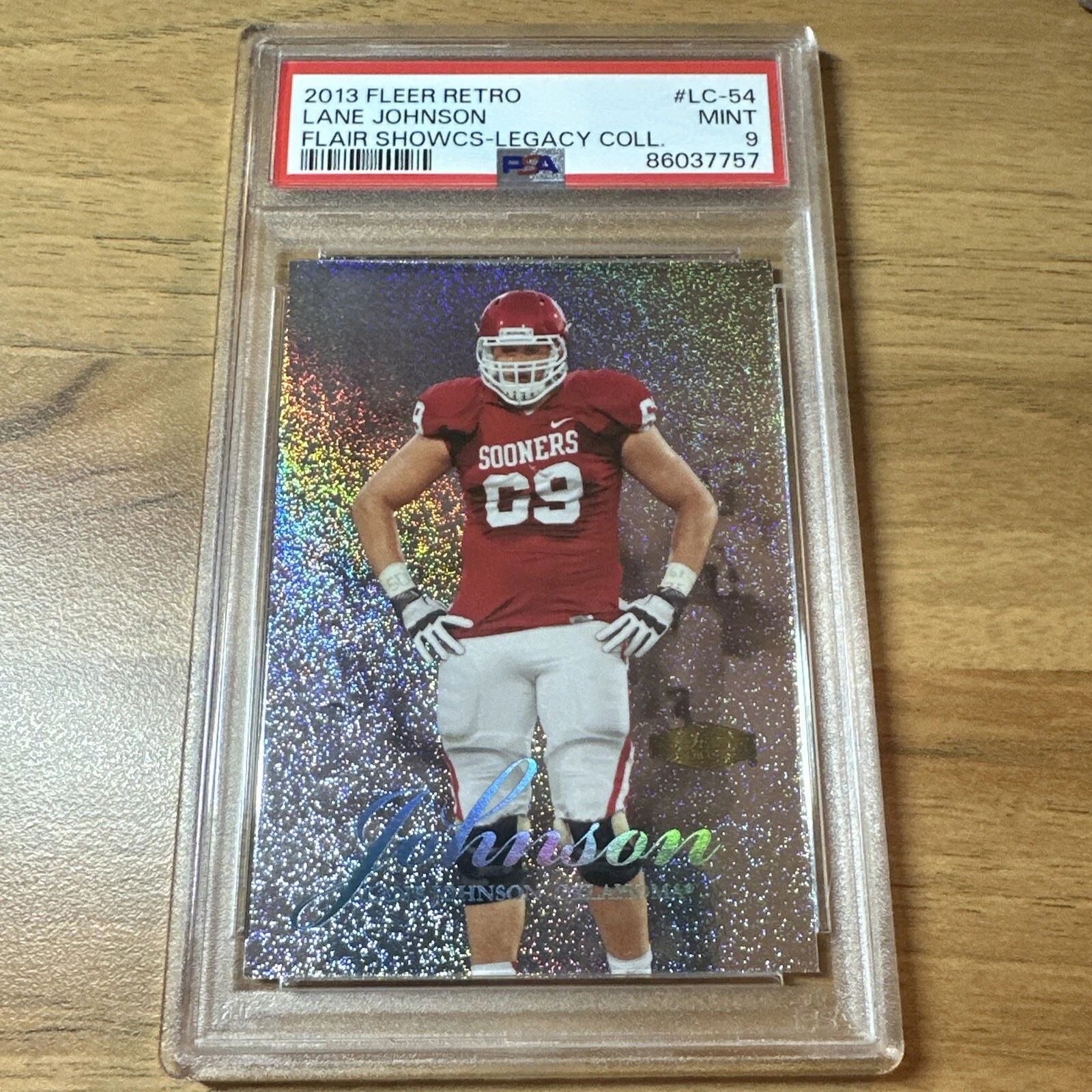 Lane Johnson Fleer Retro 1999 Flair Showcase #LC54 Legacy Collection