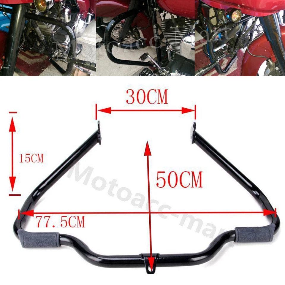 摩托车发动机护卫公路碰撞杆适用于哈雷旅游路 2009 - 2020 — 第 2/4 张图片