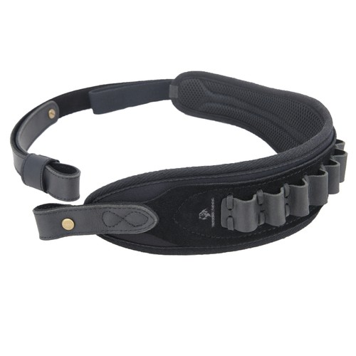 Cinghie imbottite morbide in pelle per fucile guscio fucile imbracatura per .308.22LR 12GA - Foto 17 di 47
