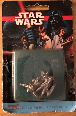 New 1992 West End Games Star Wars Rebel Troopers 1 Pack Miniatures Figures 25mm