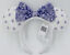 thumbnail 3  - 2022 Minnie Ears New Purple Heart Sequin Bow Disney Parks Shanghai Headband