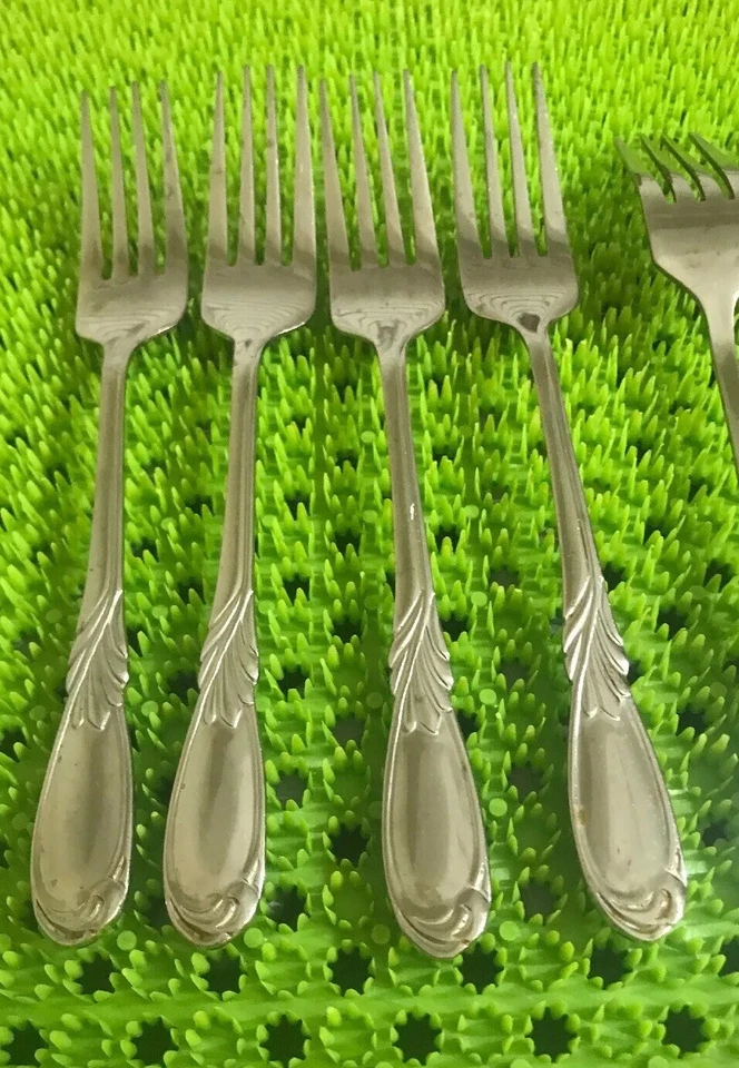  Обеденные вилки Hanford Forge DANUBE из нержавеющей стали 7 HF столовые приборы 12AG - Изображение 3 из 4