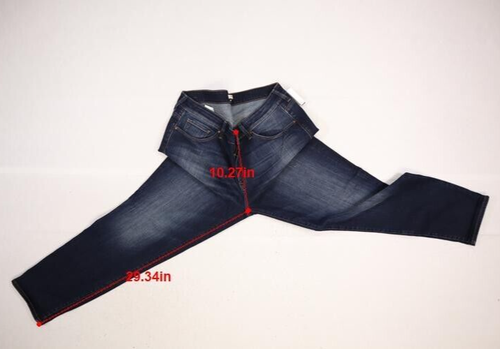 Mavi New Fit Mid Rise Straight Leg Denim Blue Jeans Stretch Womens 16/29 - 第 4/11 張圖片