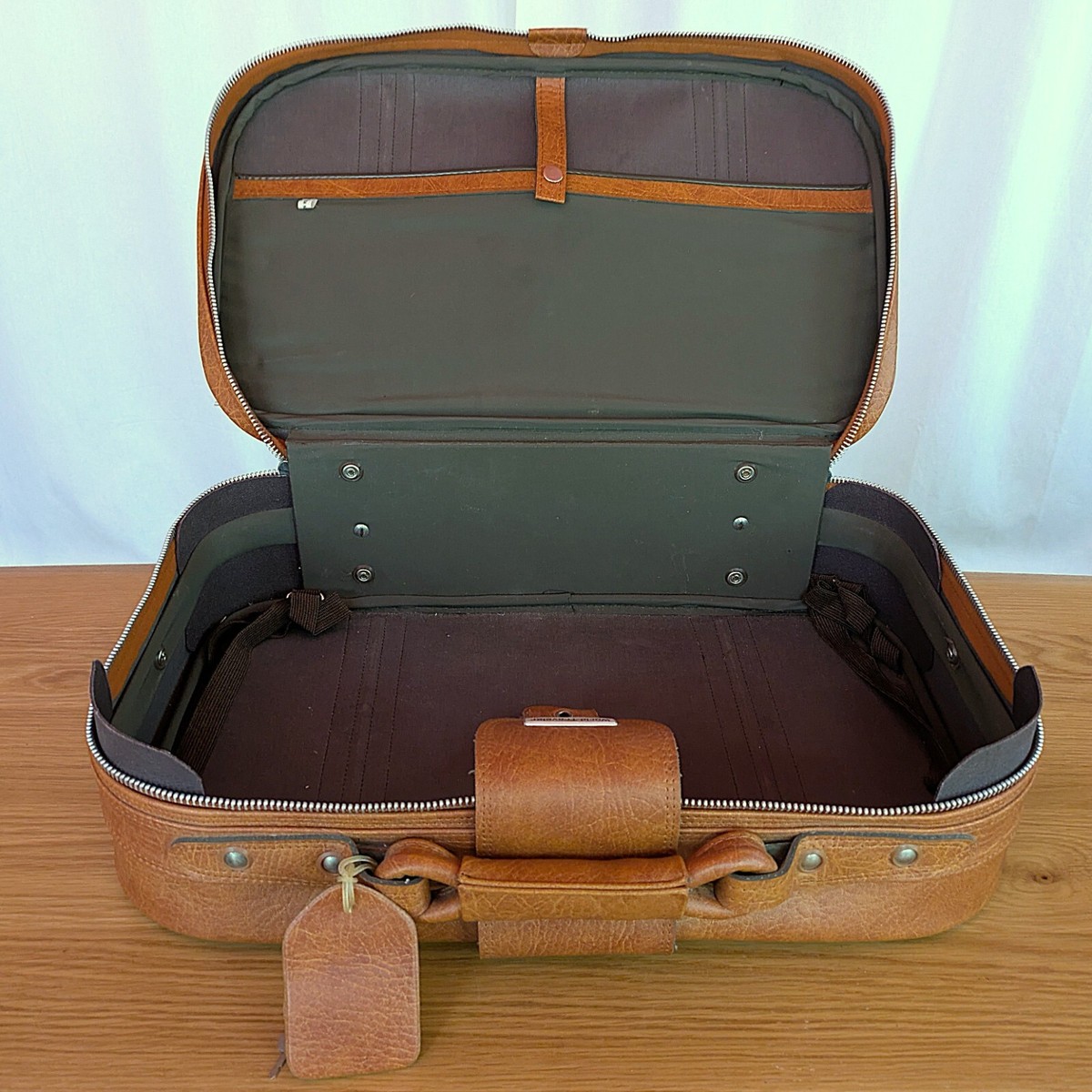 Vintage World Traveler Hybrid Leather Luggage Set 3pc Korean