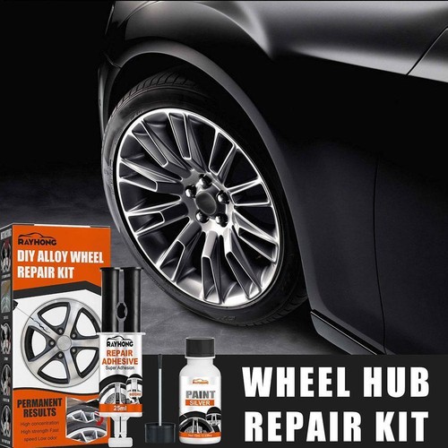 Wheel Repair Kit Rim Car Scratch Removal Dent Kerb Rash Accessory ...
