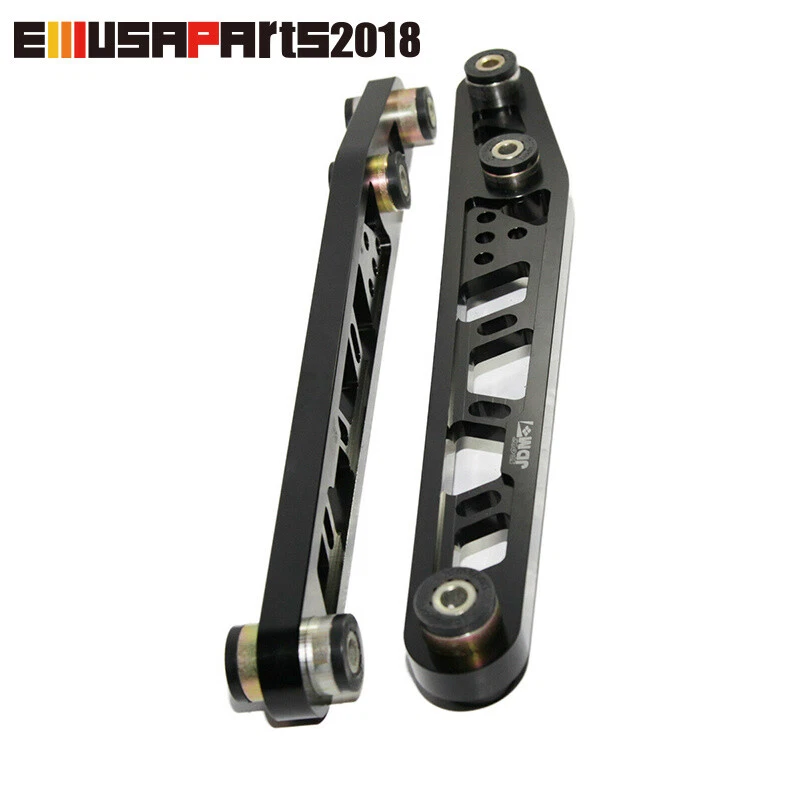 Черный задний нижний комплект алюминиевых рычагов управления RL+RR LCA для 96–00 Honda Civic CX - Изображение 3 из 4