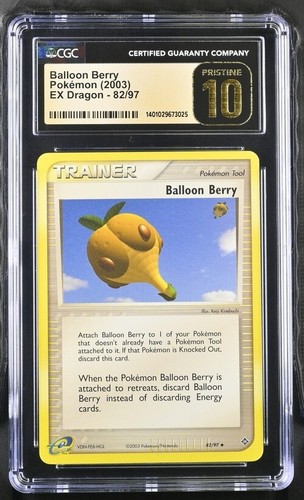 Balloon Berry graded CGC 10 for sale on eBay