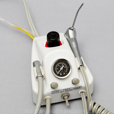 4 Holes Mini Turbine Machine Plastic Shell Dental Lab Instrument Accessories New