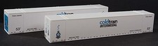 Con-Cor 488159 HO Cold Train ThermoKing 53' Reefer Container Set #1