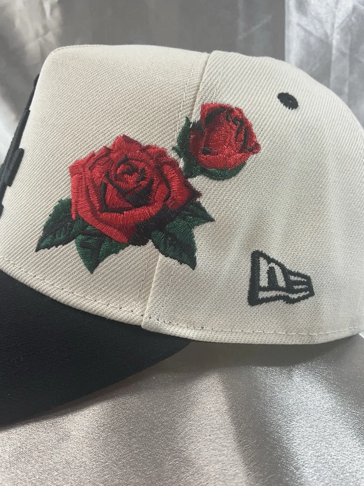 Los Angeles Dodgers Rose Emblem 9FORTY New Era Hat Cap Adjustable MLB Brand New - Image 2 of 4