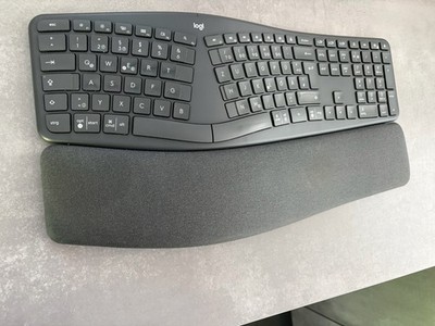 LOGITECH ERGO K860, Handballenauflage, ergonomische, Tastatur, kabello