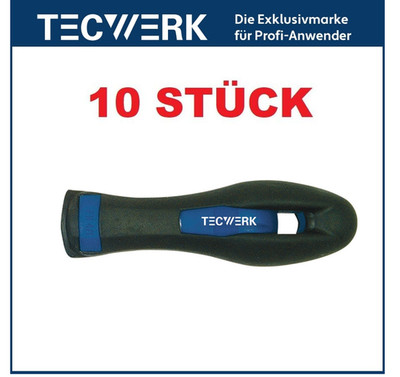 10 Stück Feilenheft für Feilen-Länge 100-150, 200, 250-400mm TECWERK 2-Komponent