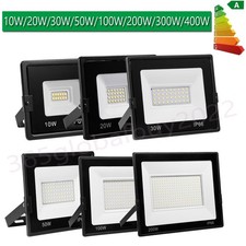 10/50/100/200W LED Floodlight Outdoor Security Garden Light IP66 Lamp UK