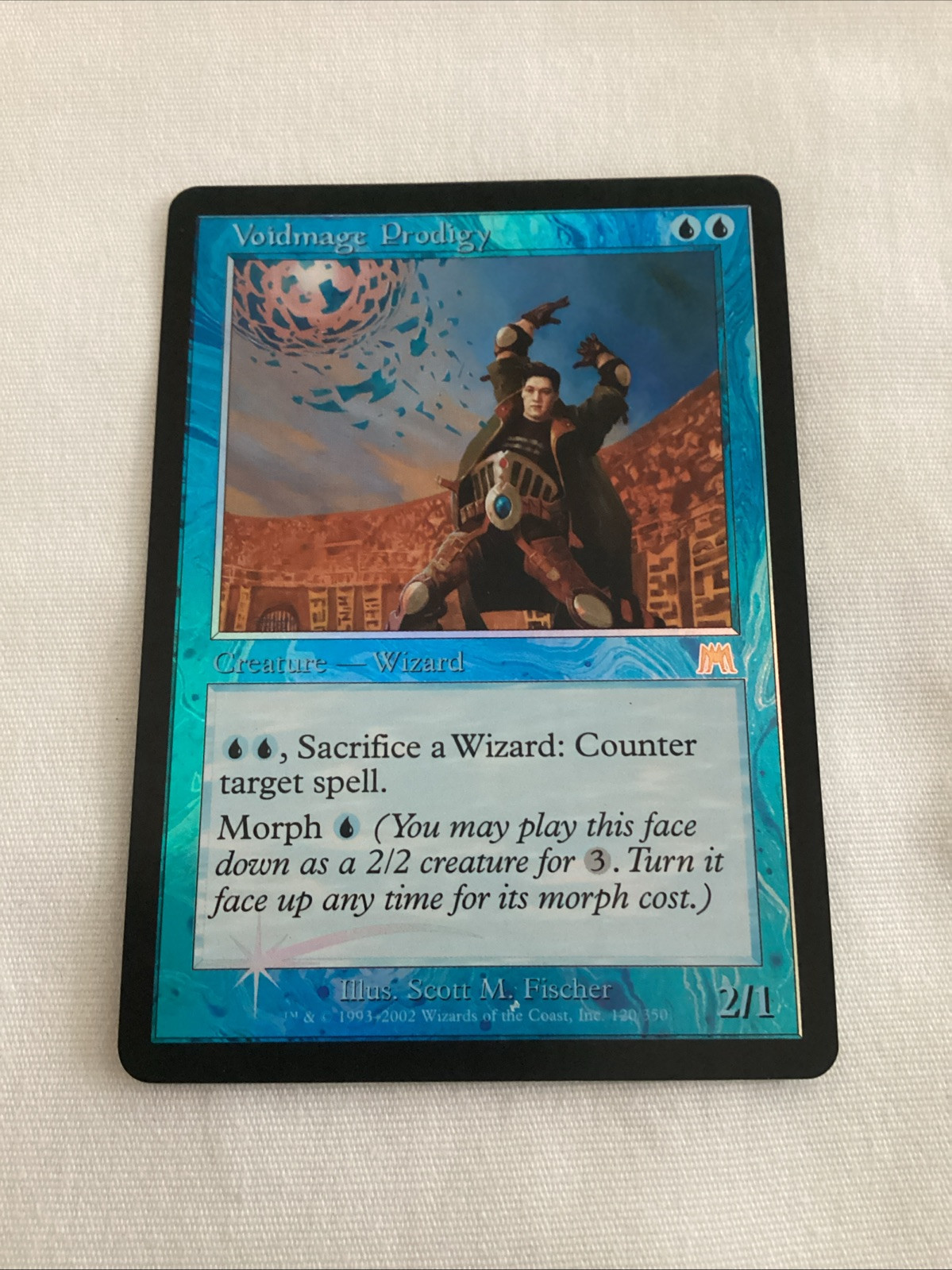 Voidmage Prodigy FOIL Onslaught PLD Blue Rare MTG LP/NM
