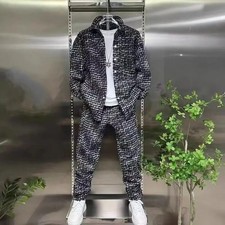 Autumn Men Two-Piece Set Casual Shirt  Trousers Fashionable  Versatile Suit