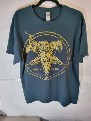 Venom Welcome To Hell Double Sided Graphic T-Shirt Size Large Black